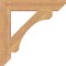 Ekena Millwork Legacy Slat Smooth Bracket, Western Red Cedar, 3 1/2"W x 22"D x 22"H BKT04X22X22LEC06SWR - alternate 3